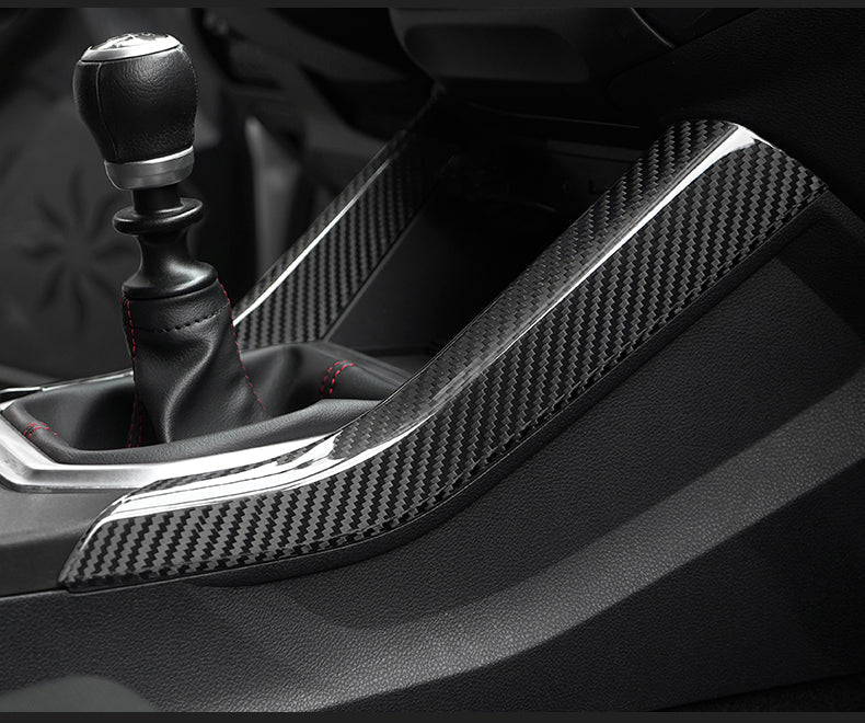 JDMuscle Tanso Dry Carbon Fiber Center Console Side Trim Covers (2022-2025 WRX)