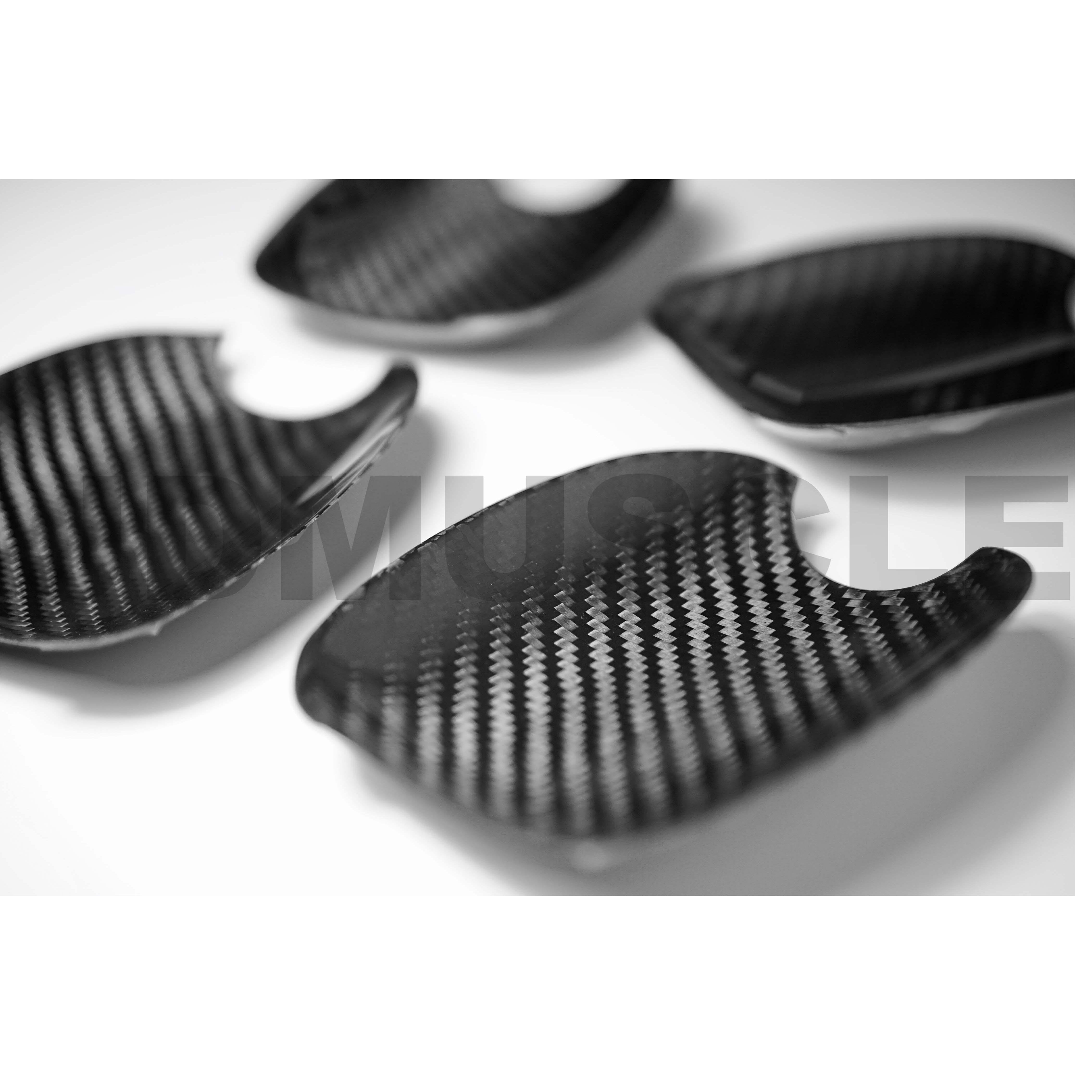 Embellecedores de puerta de fibra de carbono JDMuscle WRX/STI Tanso 15-21