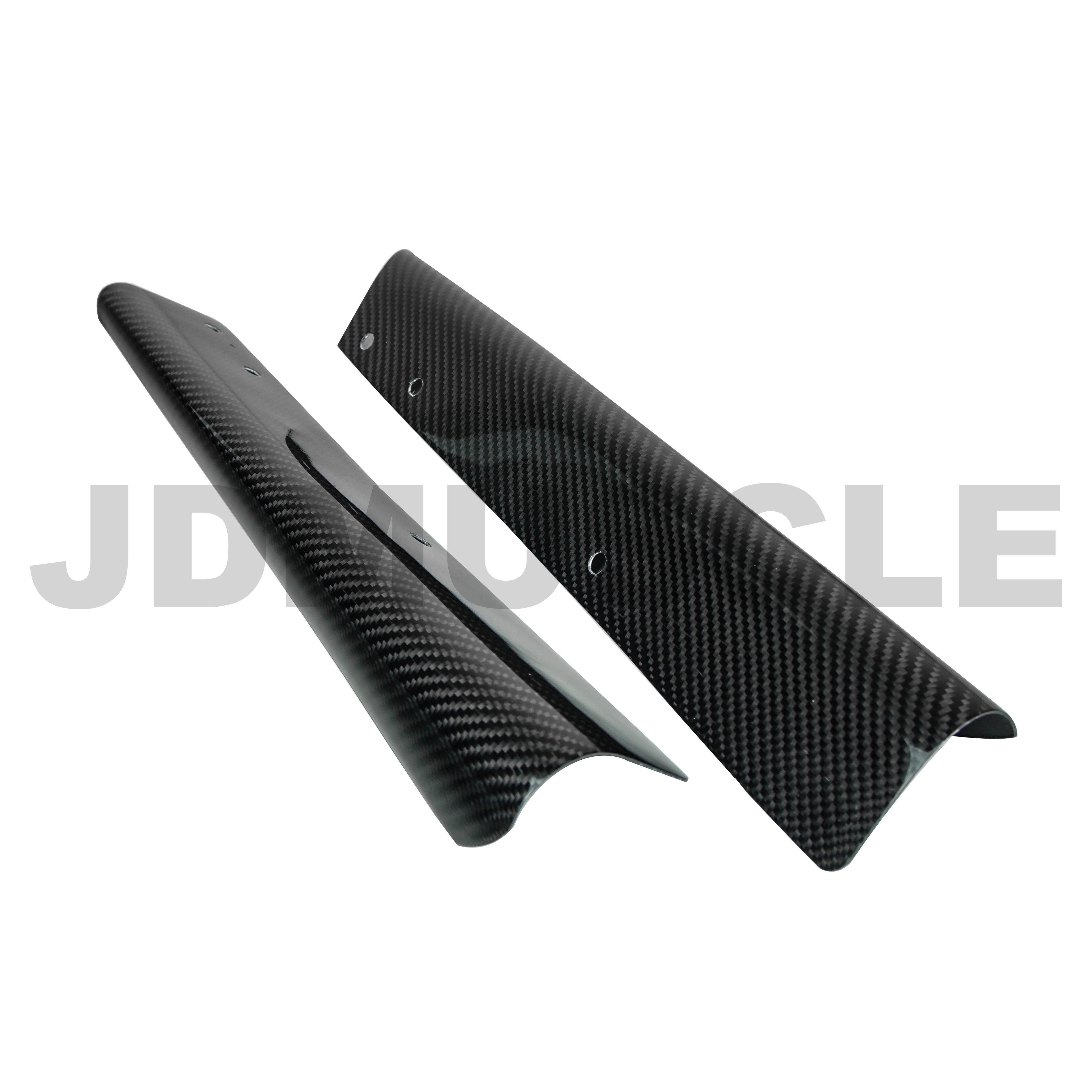 Faldones traseros de fibra de carbono estilo VR para WRX/STI 15-21 de JDMuscle