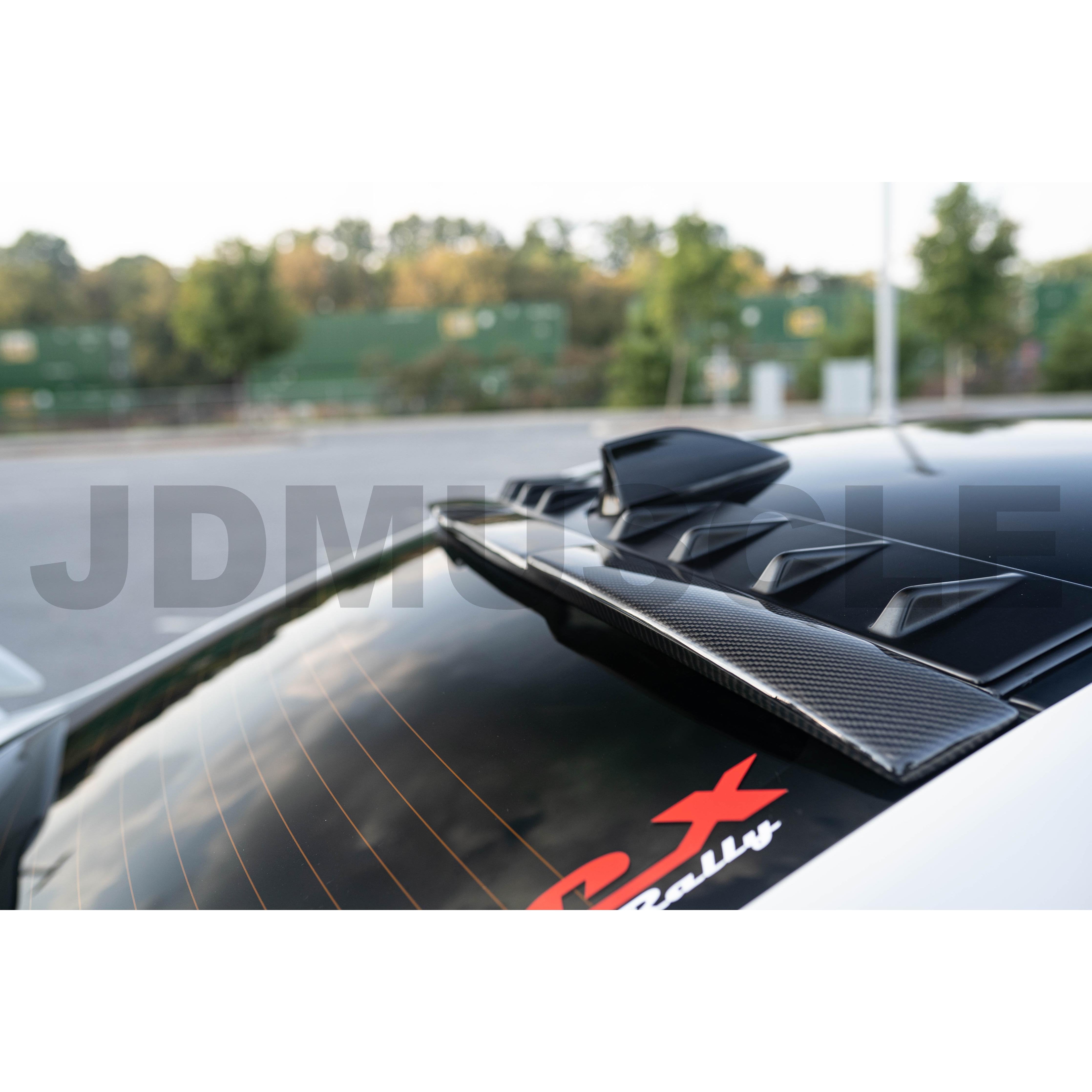 Alerón de techo de fibra de carbono JDMuscle WRX/STI 15-21 V2