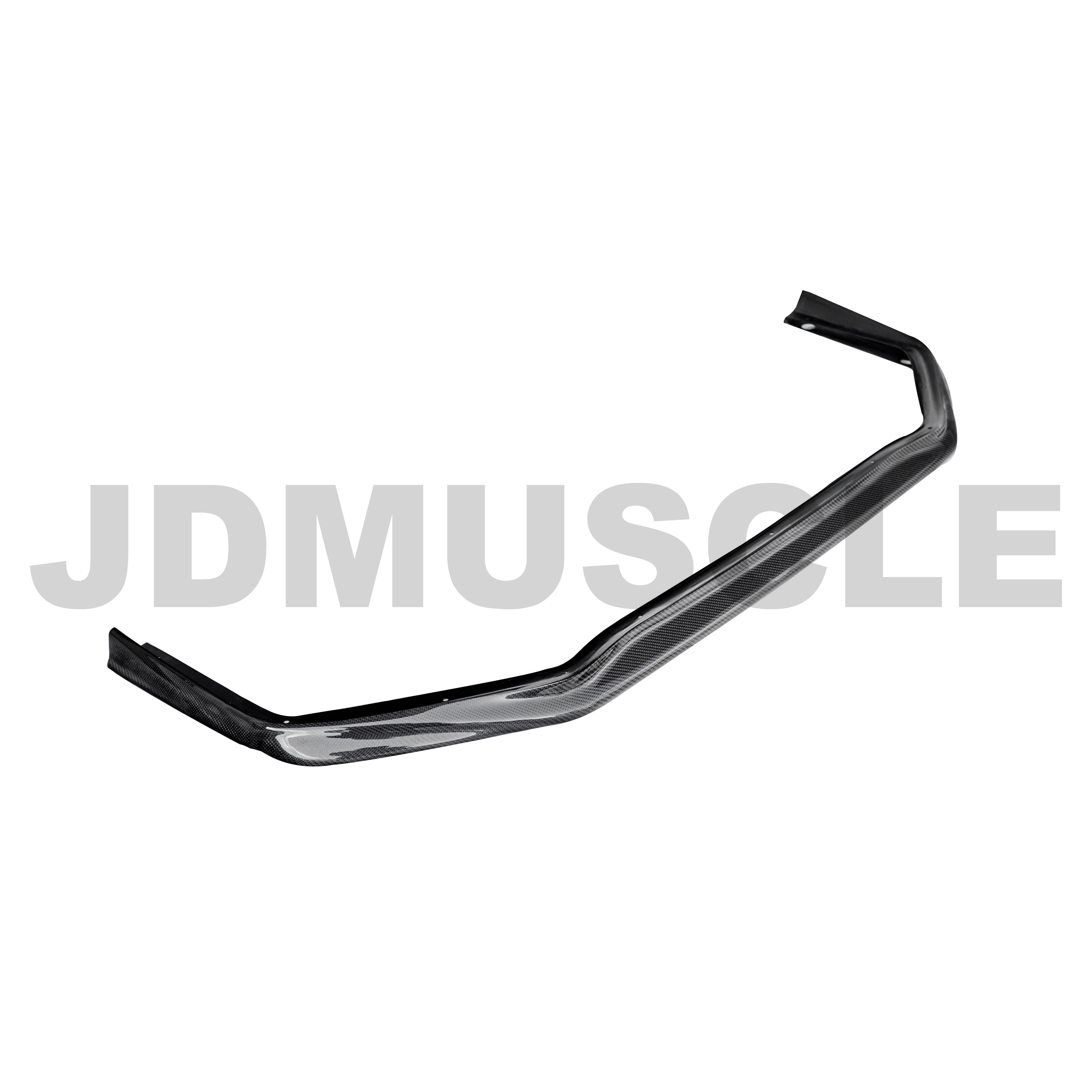 Borde de parachoques delantero de fibra de carbono estilo VR para WRX/STI JDMuscle 15-17