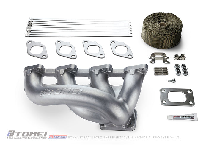 Tomei Exhaust Manifold Expreme KA24DE Turbo Type Ver. 2 (Nissan S13/S14) (TB601A-NS16B)
