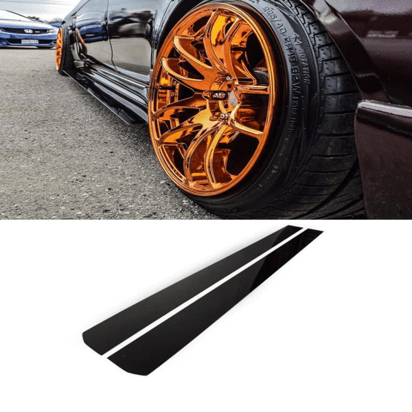 Extensión de faldón lateral Aeroflow Dynamics para Mitsubishi Evox/Ralliart 2007-2014 (V1)