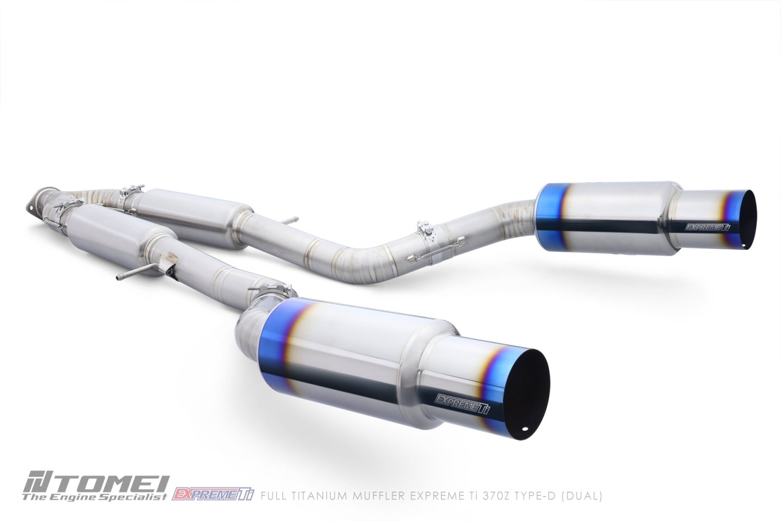 Tomei Titanium Dual Exit Cat - Back Exhaust System | 2009 - 2020 Nissan 370Z - 3