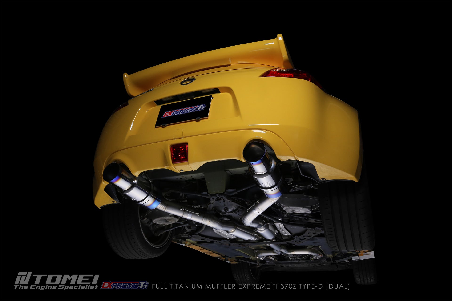 Tomei Titanium Dual Exit Cat-Back Exhaust System | 2009-2020 Nissan 370Z