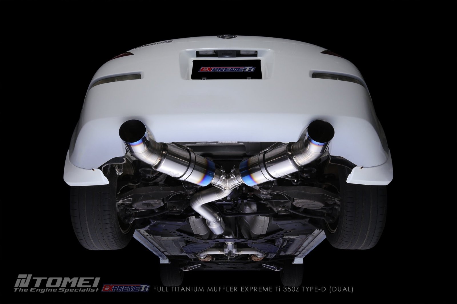 Tomei Titanium Dual Exit Cat - Back Exhaust System | 2003 - 2008 Nissan 350Z (TB6090 - NS04B) - 4