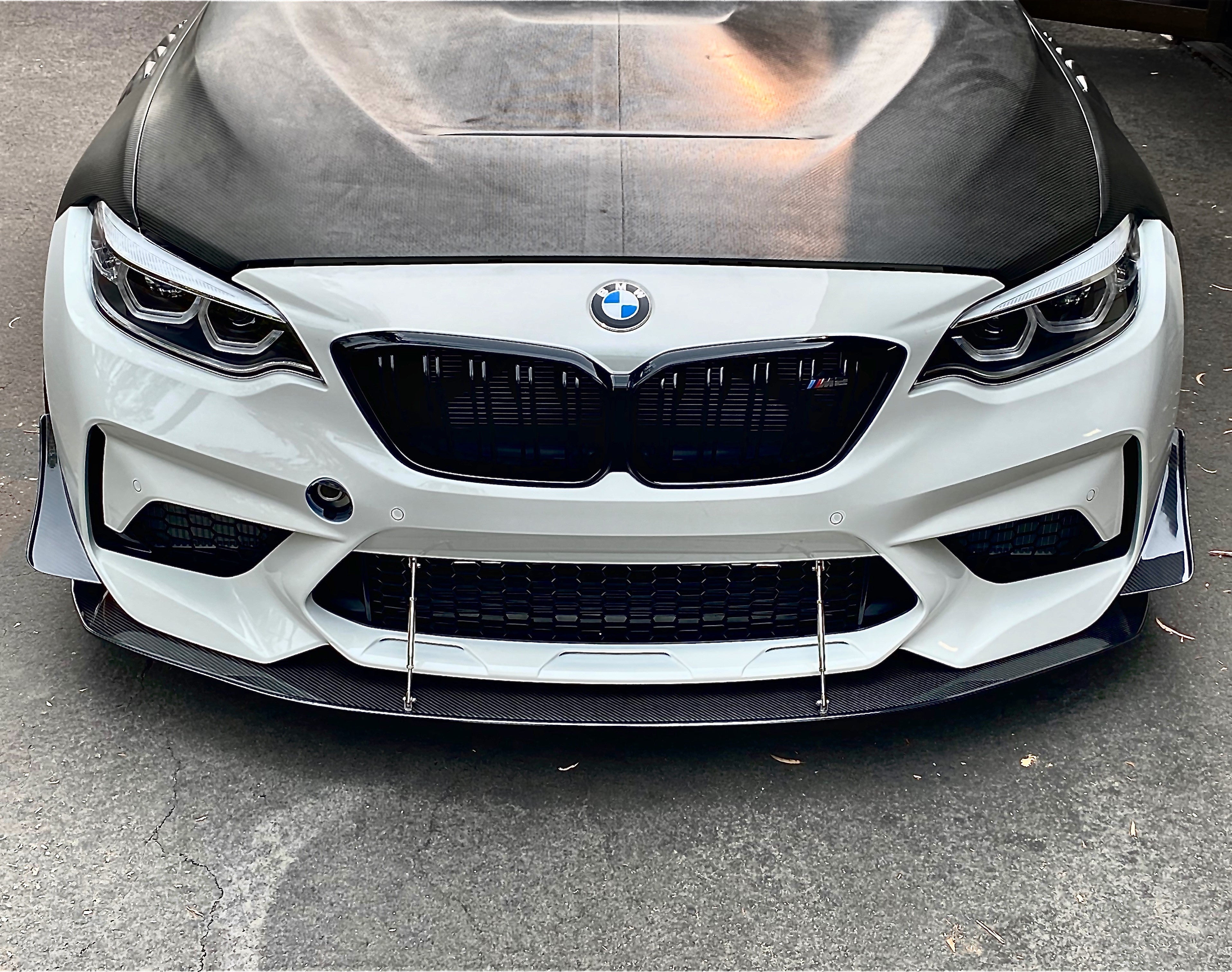 APR Carbon Fiber Front Wind Splitter (BMW F87 M2 Competition Bumper)
