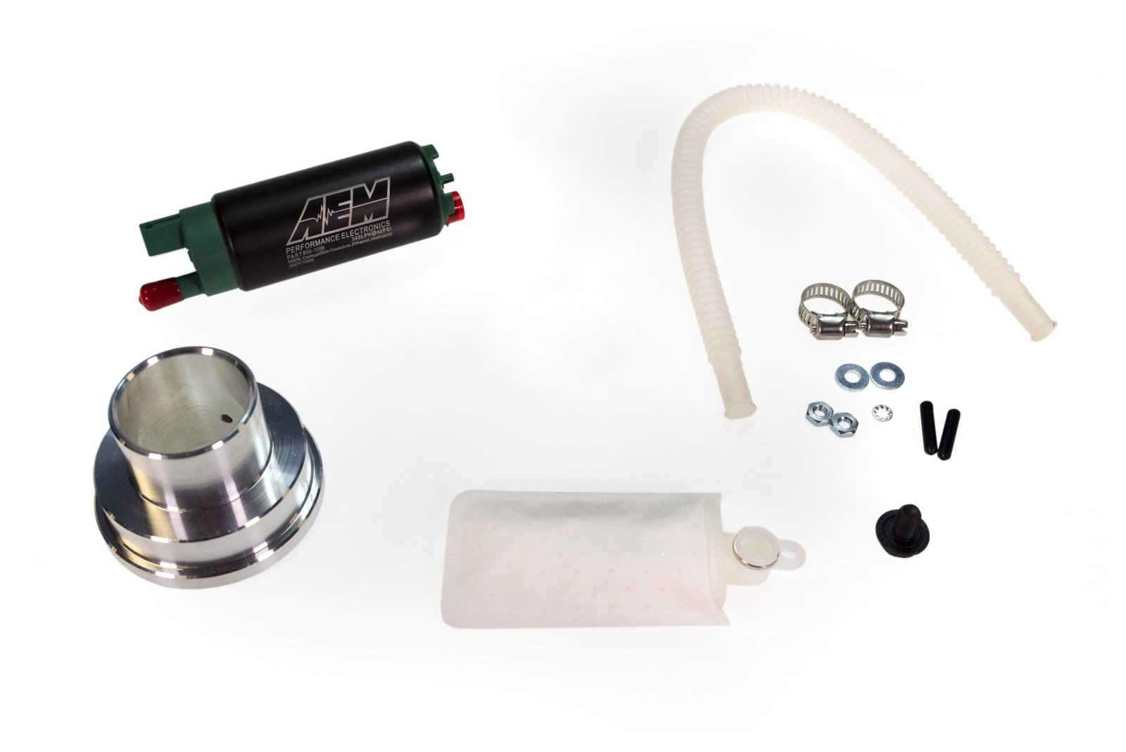 MAP Fuel Pump Install Kit w/ AEM 340lph E85 Pump (Evo X / 09+ Ralliart) - MAPerformance