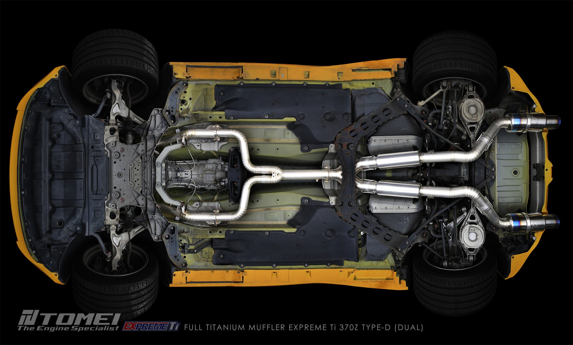 Tomei Titanium Dual Exit Cat-Back Exhaust System | 2009-2020 Nissan 370Z