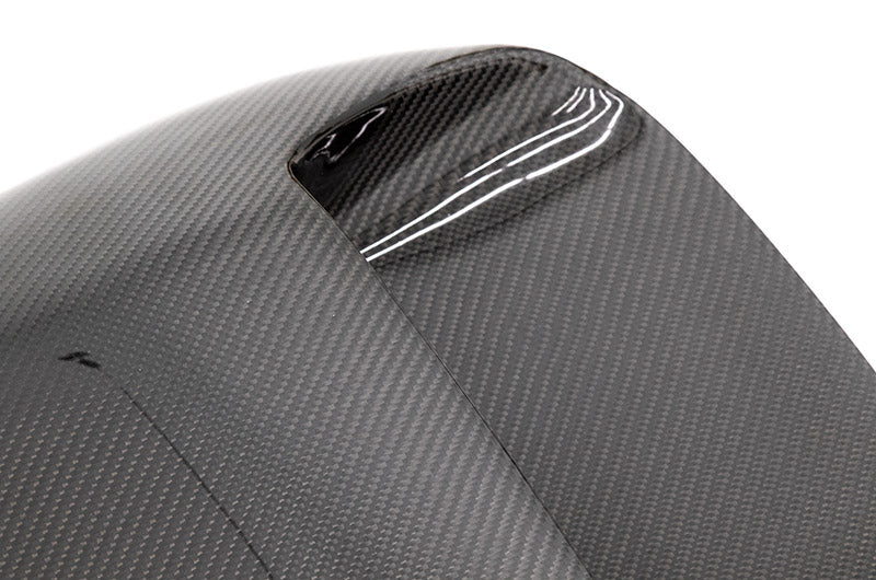 OLM Oversized Carbon Fiber Hood Scoop - 2015+ WRX / STI - 9