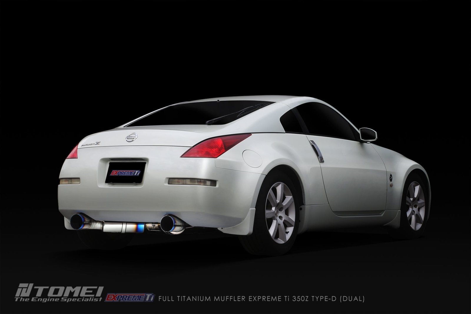 Tomei Titanium Dual Exit Cat - Back Exhaust System | 2003 - 2008 Nissan 350Z (TB6090 - NS04B) - 6