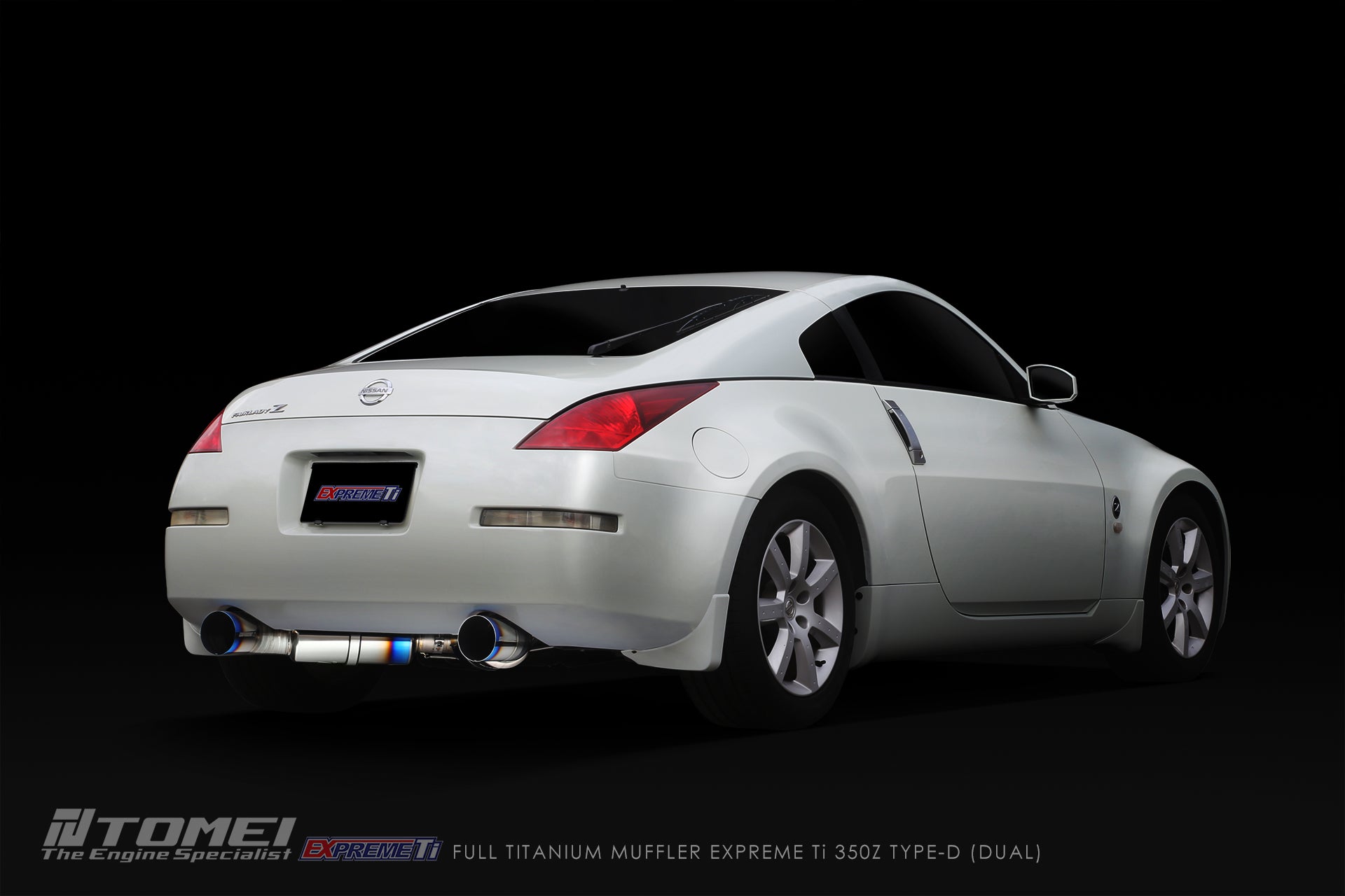 Tomei Titanium Dual Exit Cat-Back Exhaust System | 2003-2008 Nissan 350Z (TB6090-NS04B)
