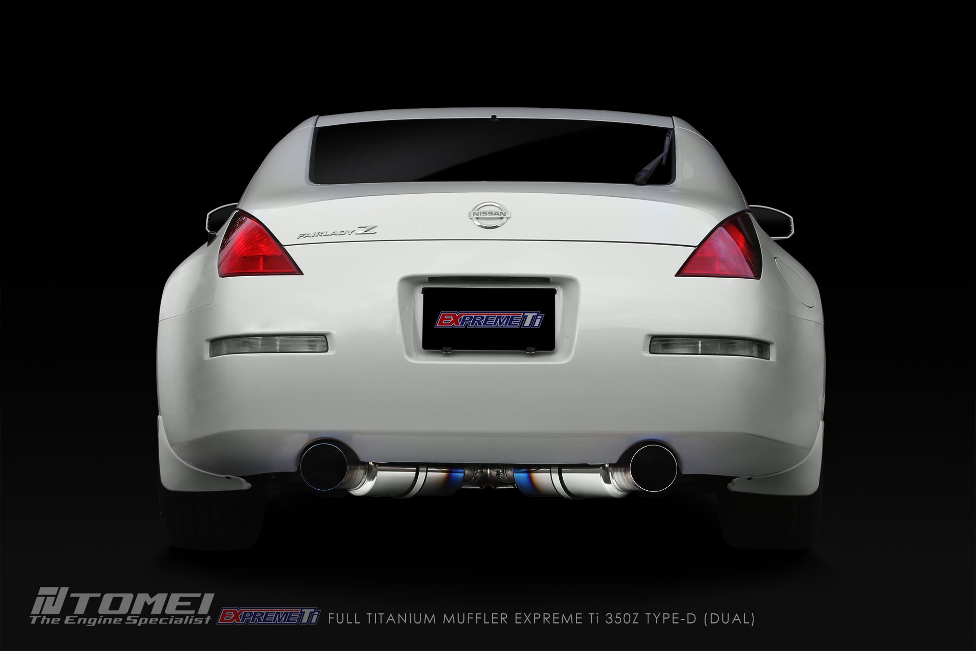Tomei Titanium Dual Exit Cat-Back Exhaust System | 2003-2008 Nissan 350Z (TB6090-NS04B)