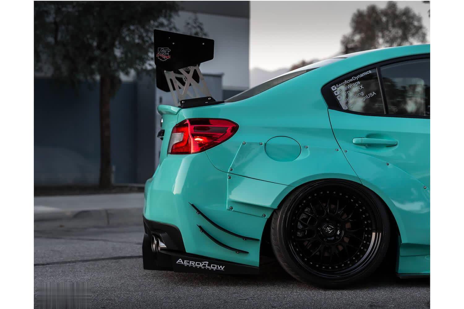 Aeroflow Dynamics Rear Bumper Canards V1 (2015-2021 Subaru WRX/STI)