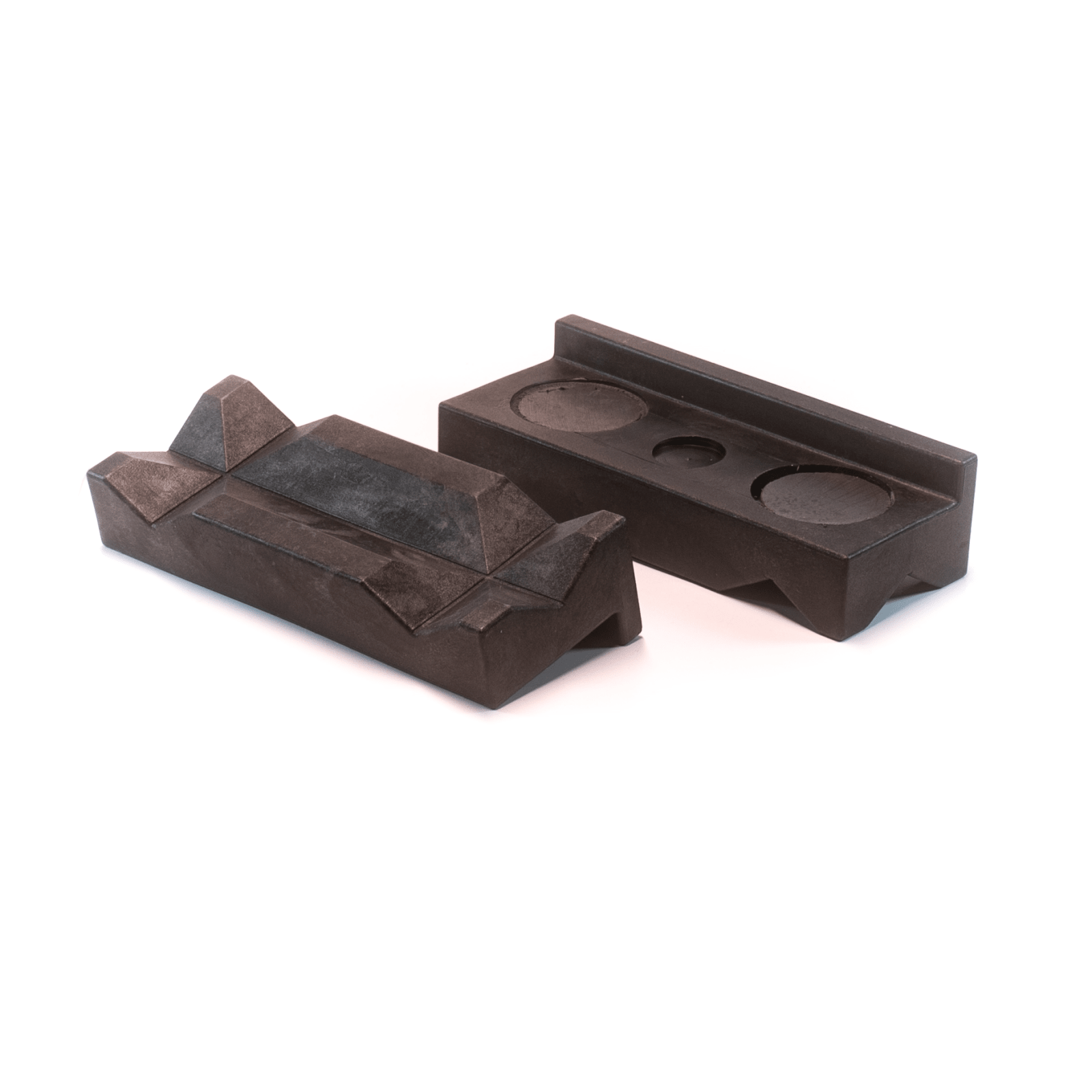 ColorFittings Plastic Vice Jaw Inserts for AN Fitting Assembly - 1
