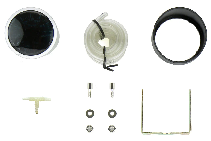 Prosport 2-1/16" Azul/Blanco Impulsor Mecánico