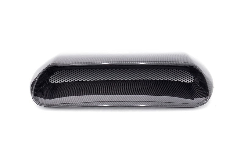 OLM Oversized Carbon Fiber Hood Scoop - 2015+ WRX / STI - 10