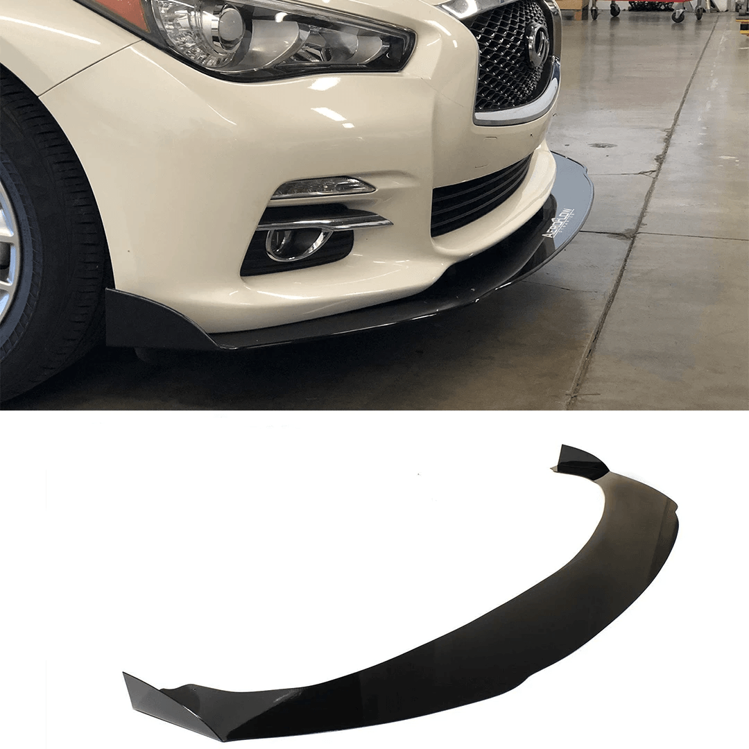 Aeroflow Dynamics 2016-2018 Infiniti Q50 V2 Front Splitter ( Non Sport Bumper )