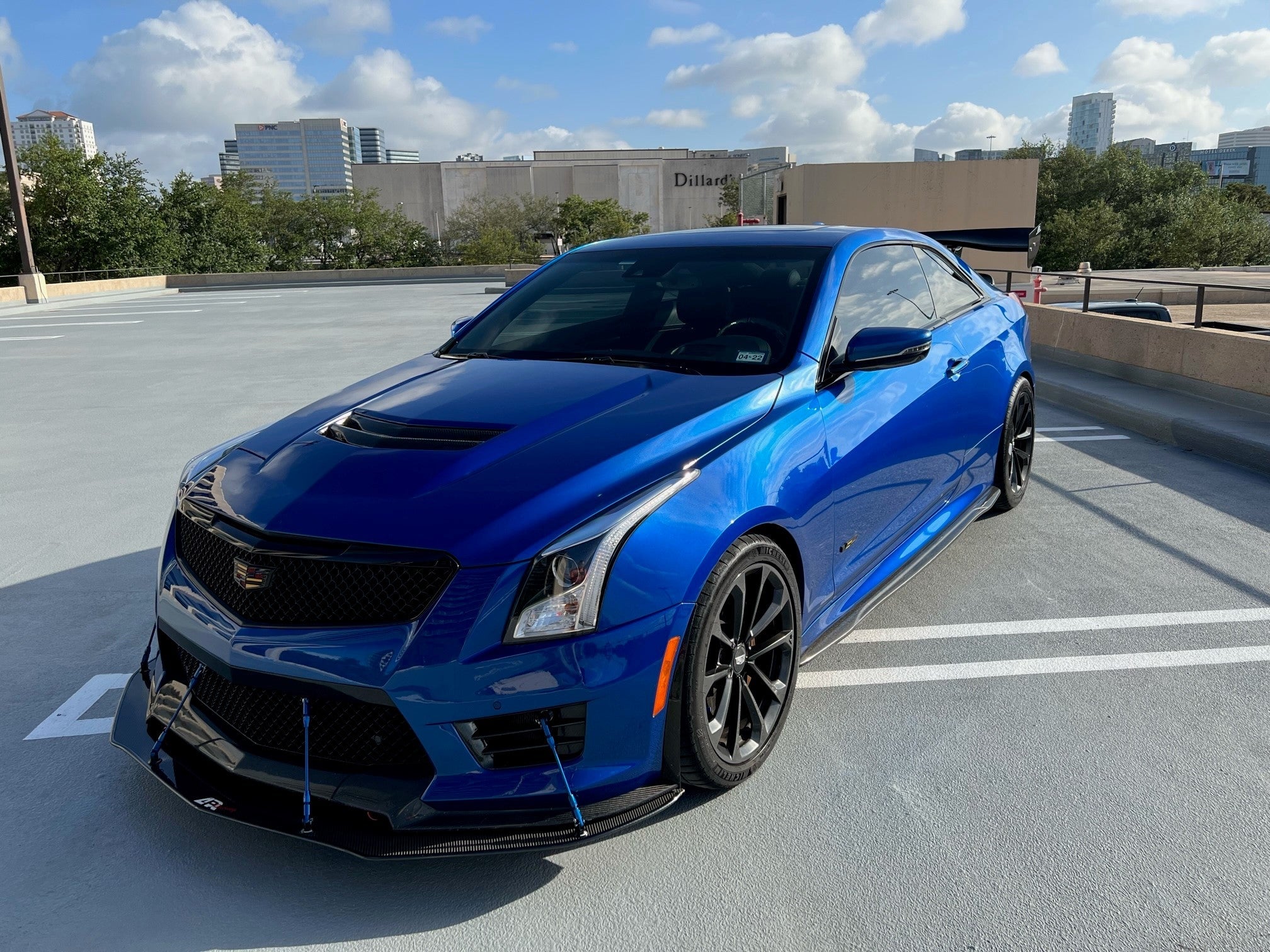 Divisor de viento delantero de fibra de carbono APR (con paquete de carbono) (Cadillac ATS-V 2016-2019)