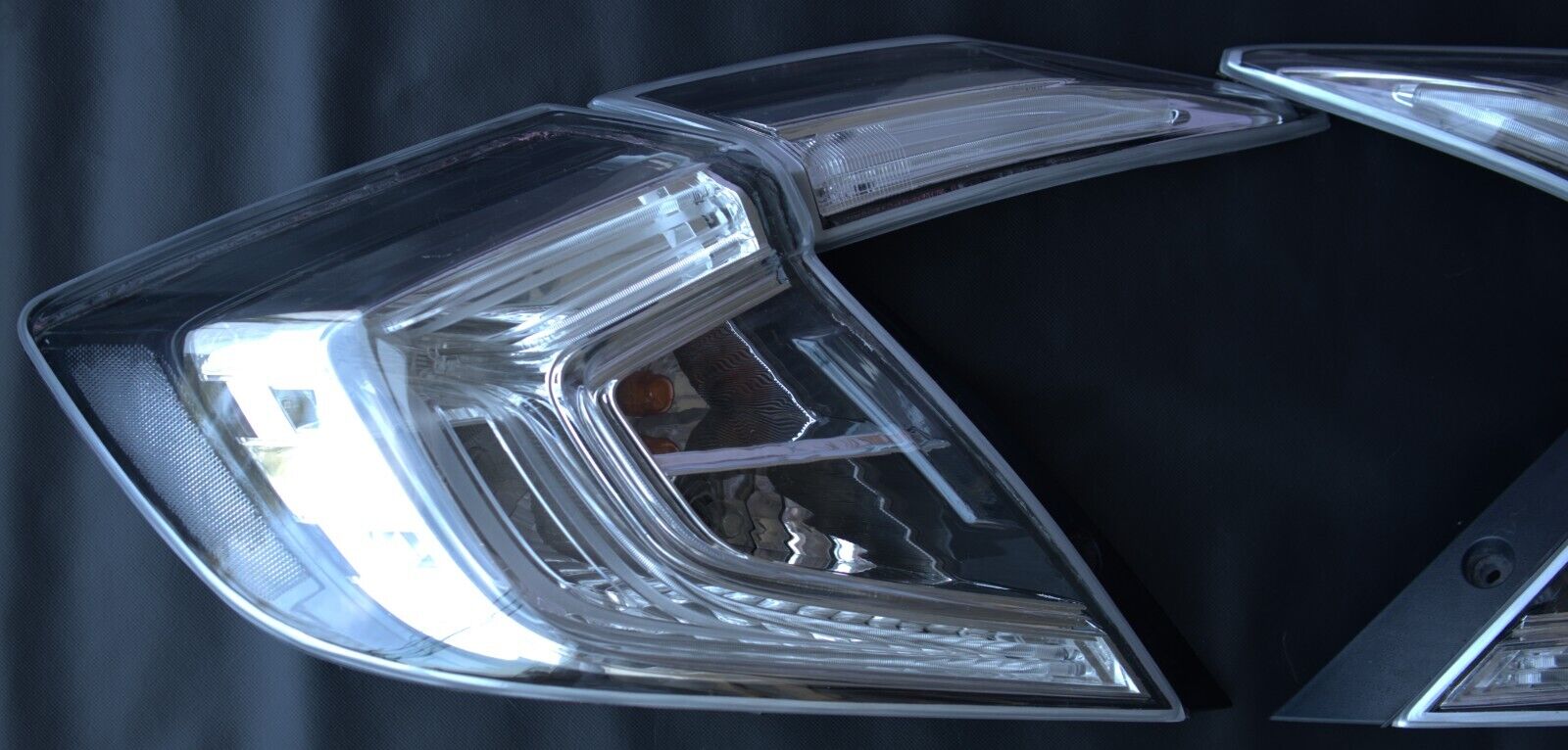 NTXGlow Clear Tail Light Lenses (2016-2021 Honda Civic Sedan)