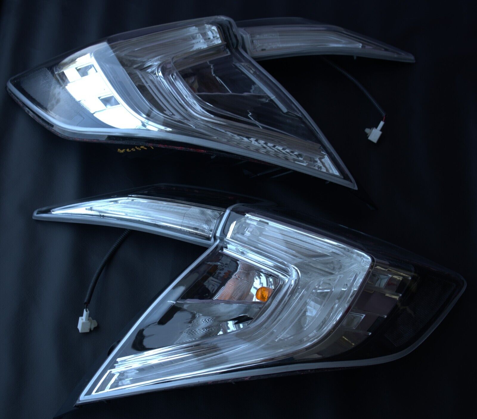 NTXGlow Clear Tail Light Lenses (2016-2021 Honda Civic Sedan)