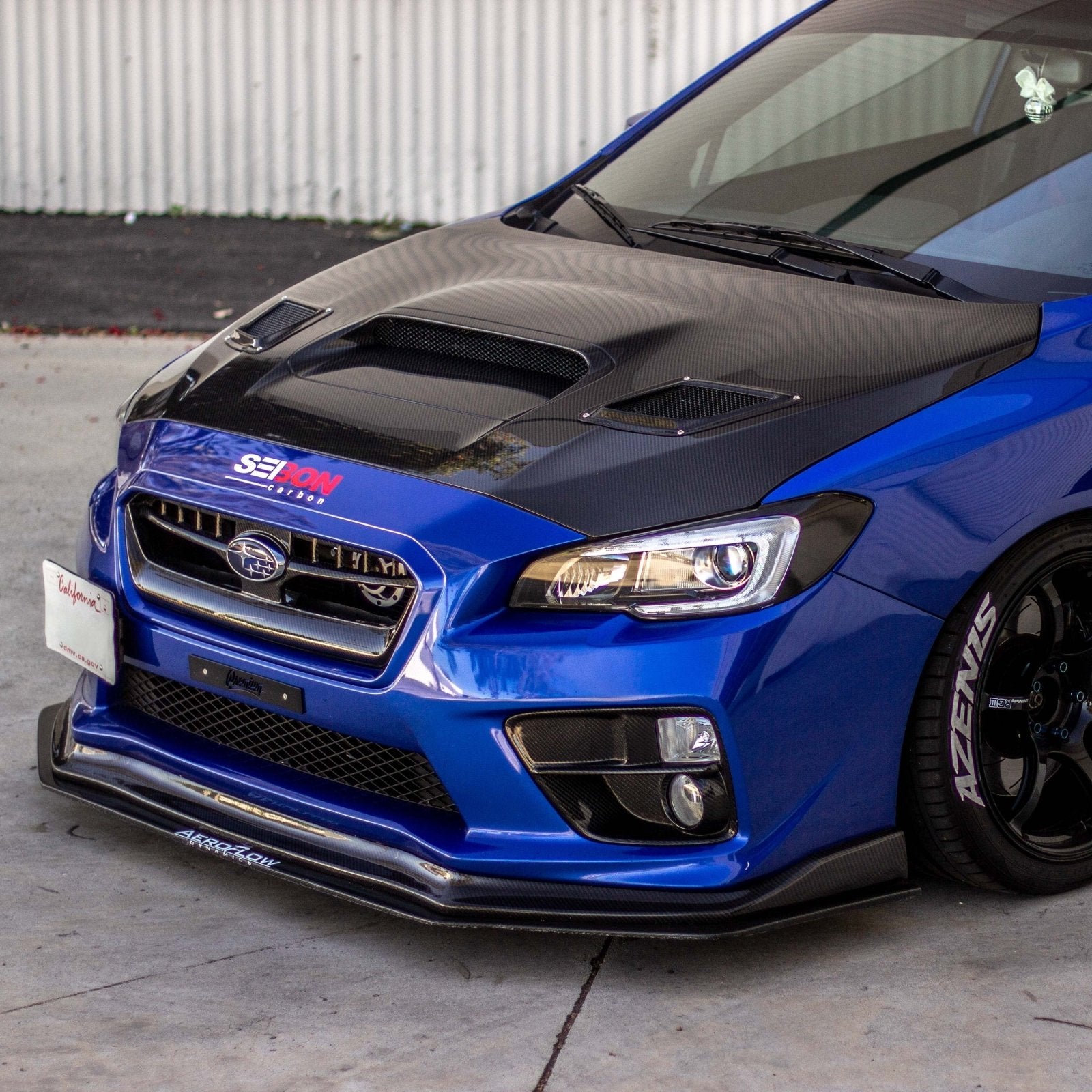 Seibon Carbon Fiber CS - Style Hood (15 - 20 WRX/STI) - Seibon