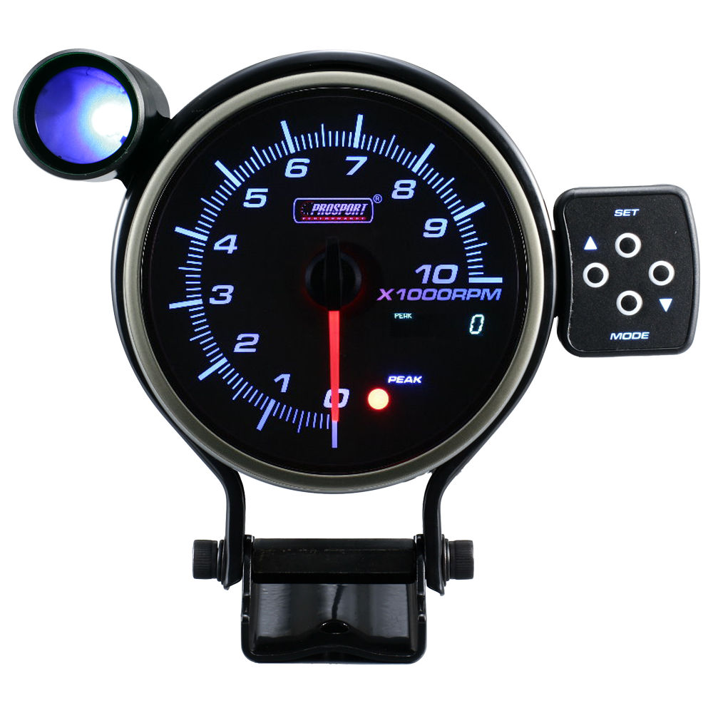 Tacómetro Prosport de 3-3/4" con indicador de nivel de combustible y advertencia