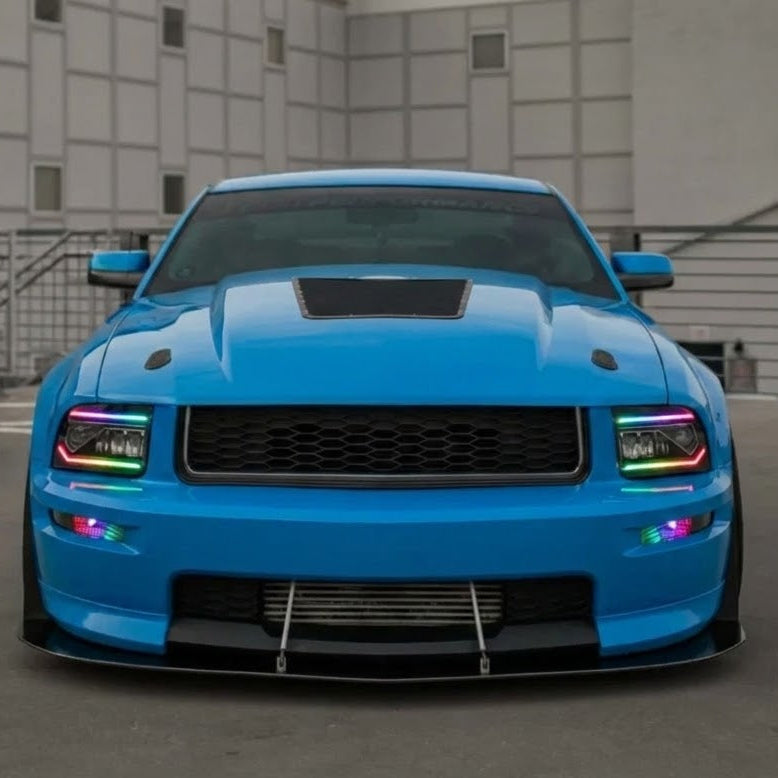 NTXGlow RGB led Headlights | 2005-2009 Ford Mustang