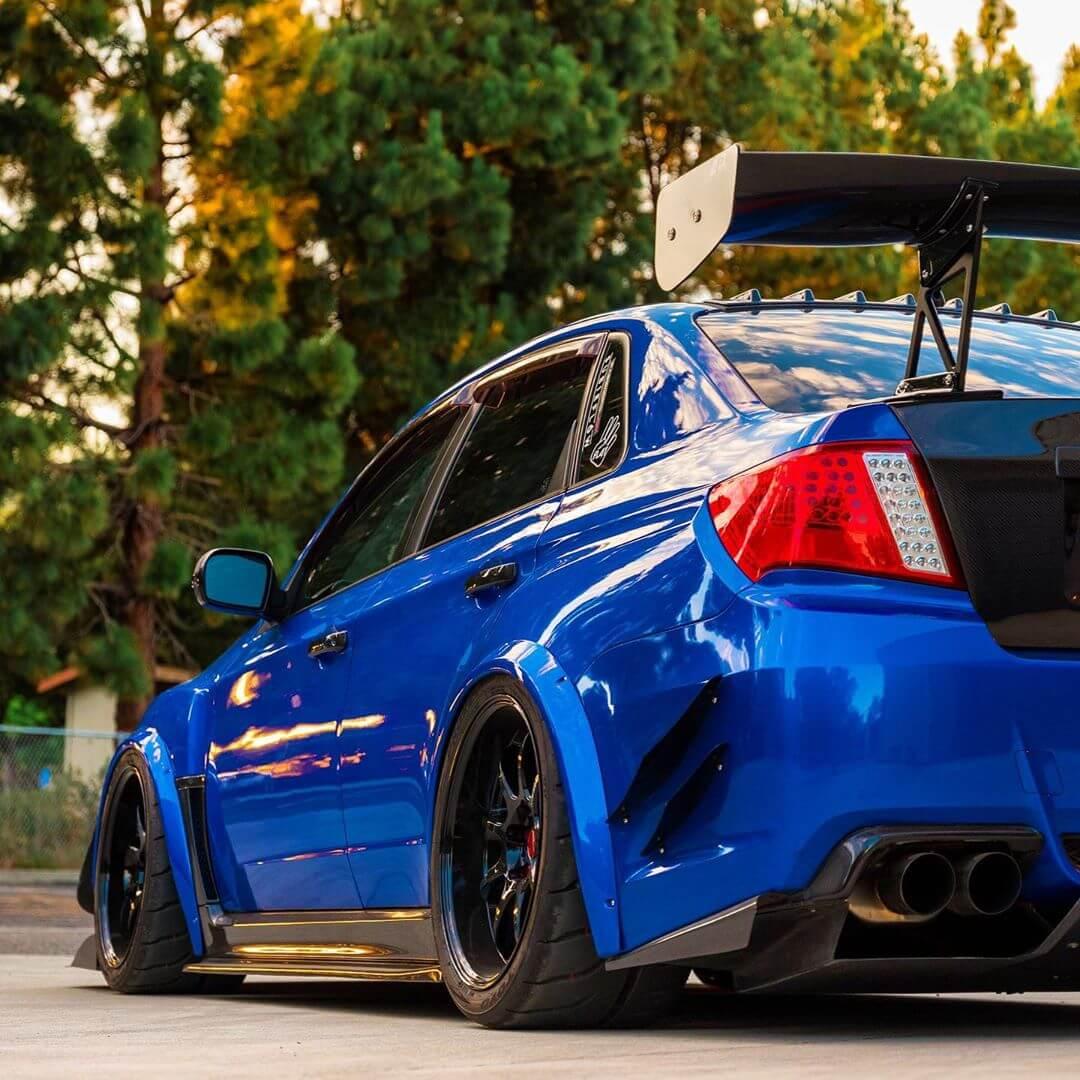 Aeroflow Dynamics Rear Bumper Canards V1 (2011-2014 WRX/STI Sedan Only)