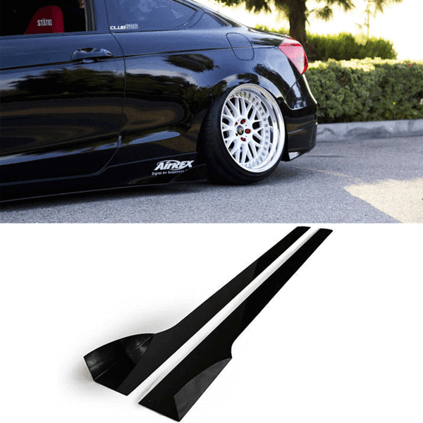 Aeroflow Dynamics 2008-2012 Honda Accord Side Skirt Extension V2