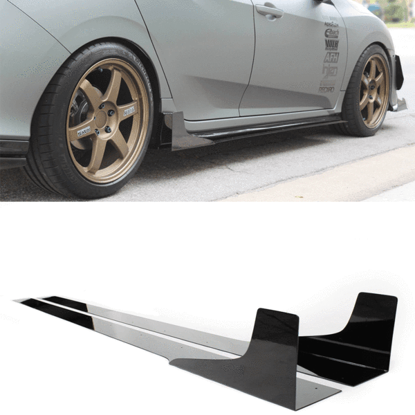 Aeroflow Dynamics Side Skirt Extension V3 (2017-2021 Honda Civic Hatch/Sedan)