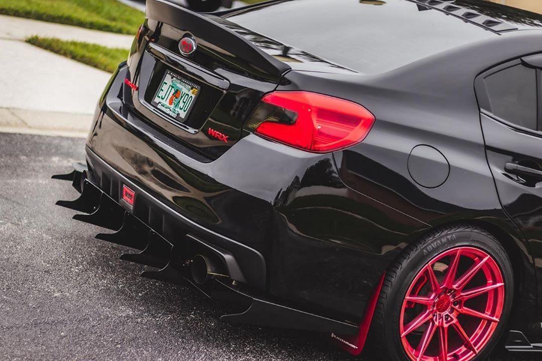 Aeroflow Dynamics Rear Diffuser V5 ( Aggressive) (2015-2021 Subaru WRX/STI) - 4