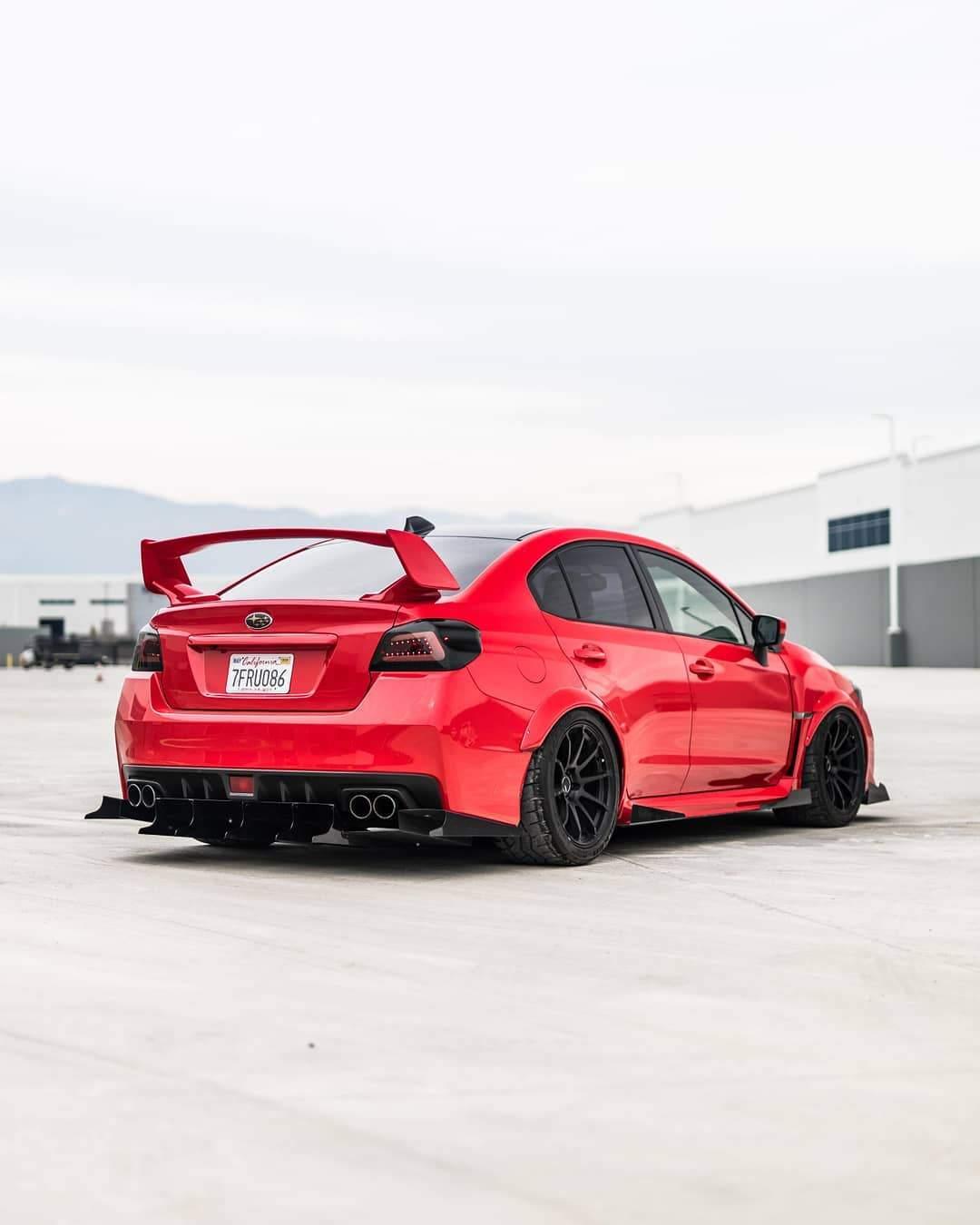 Aeroflow Dynamics Rear Diffuser V5 ( Aggressive) (2015-2021 Subaru WRX/STI) - 2