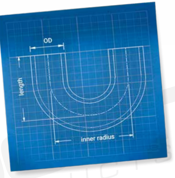 Aluminum Tubing 180° Mandrel Bend (3102031838)