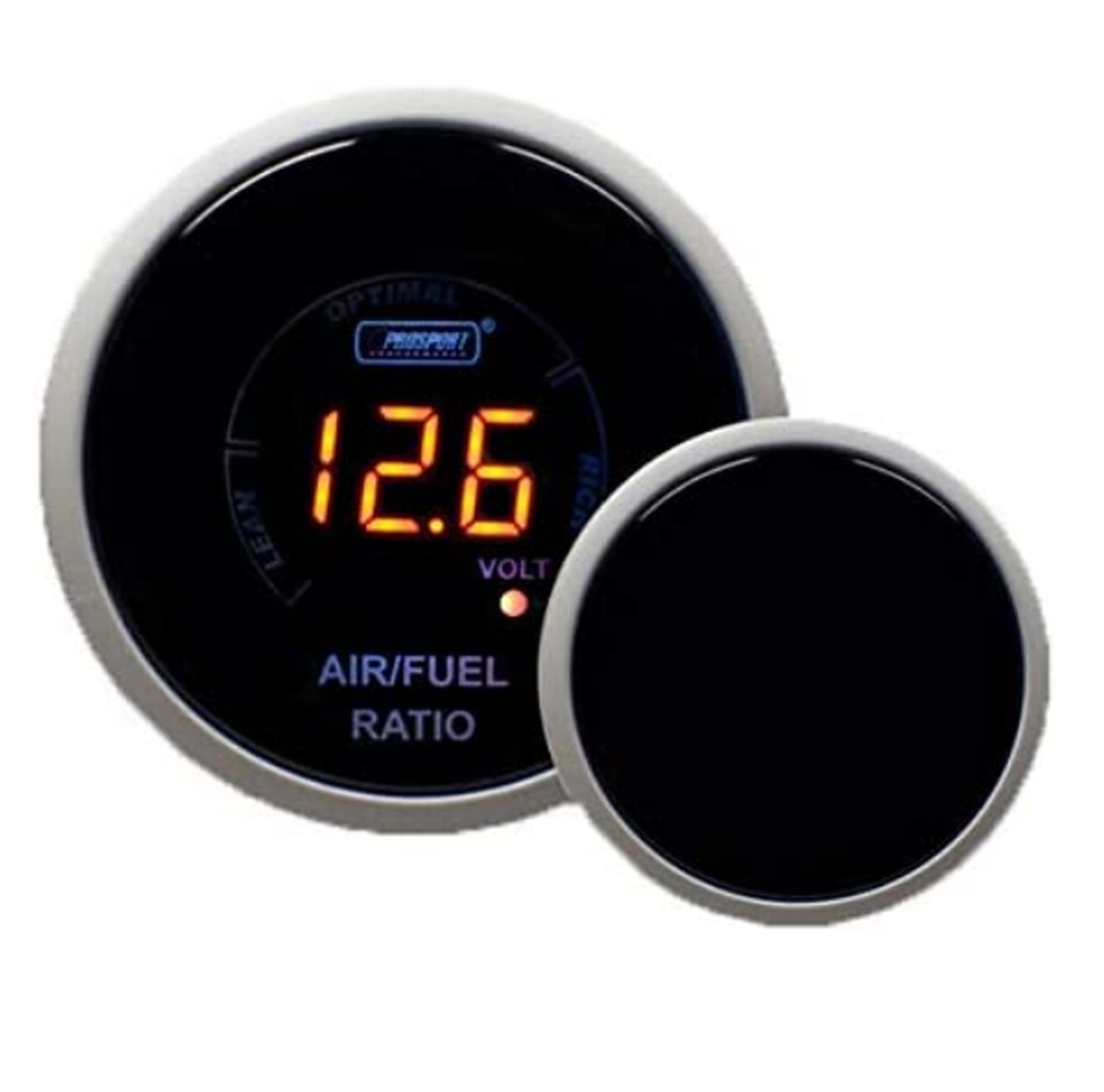 Prosport 2-1/16" Digital Air Fuel Ratio & Volt Gauge-Amber