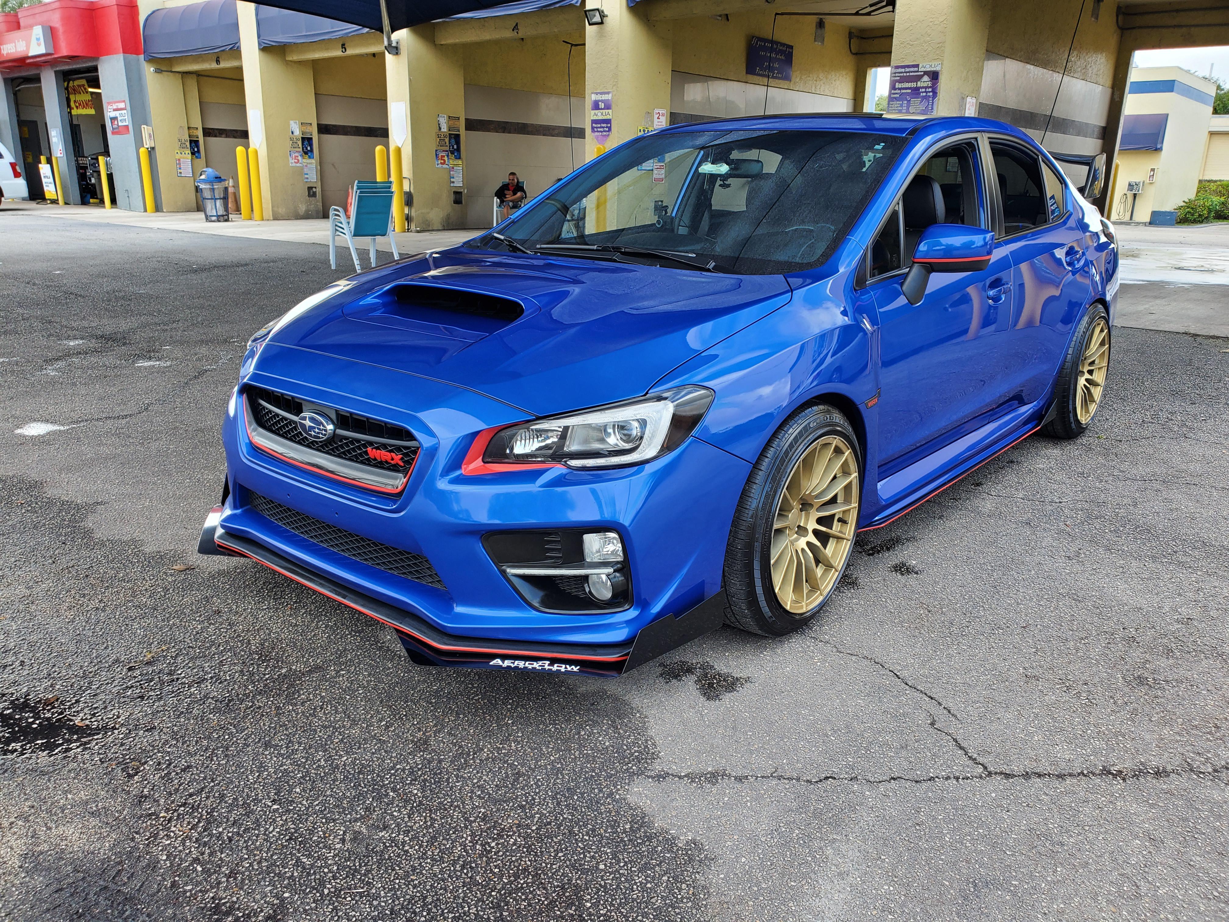 Aeroflow Dynamics Front Winglets V5 | 2015-2021 Subaru WRX/STI - 3