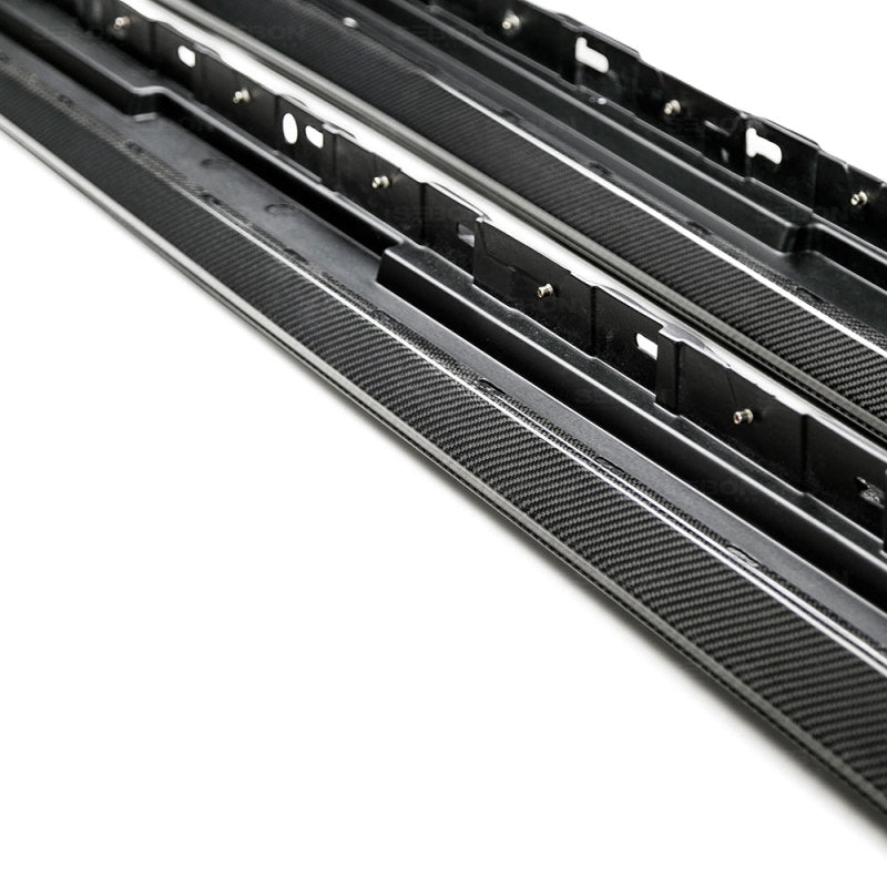 Seibon OEM Carbon Fiber Side Skirts (2017 Honda Civic Type R) - Seibon