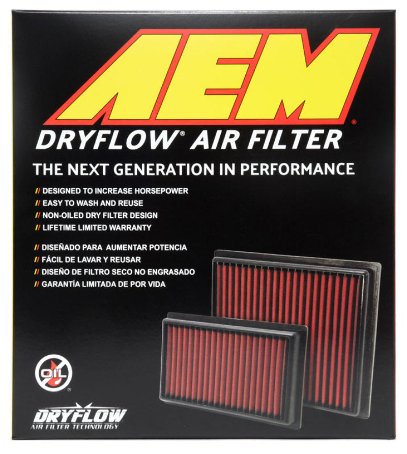 AEM Dryflow Air Filter (15+ Mustang S550)