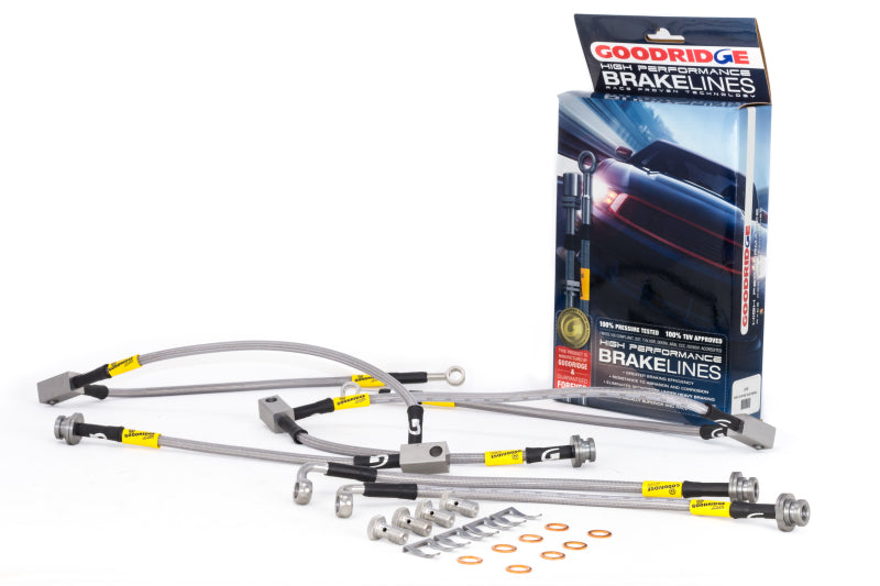 Russell 686910 Stainless Steel Brake Hose Line Kit – Nissan 350Z / Infiniti G35 2003-2005