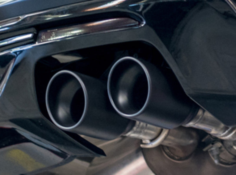 Borla 3in S-Type Catback Exhaust - 2.5in Black Chrome Tips (15-19 Subaru WRX/STI)