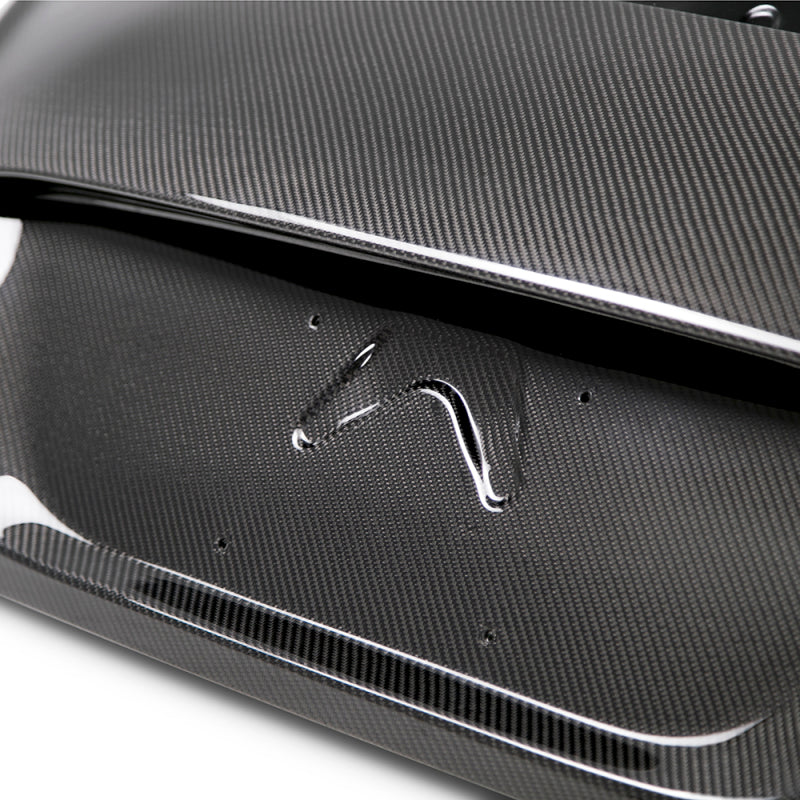 Seibon FC4 Carbon Fiber Gloss Finish Trunk Lid (2016 Honda Civic 2 Door Coupe) - Seibon