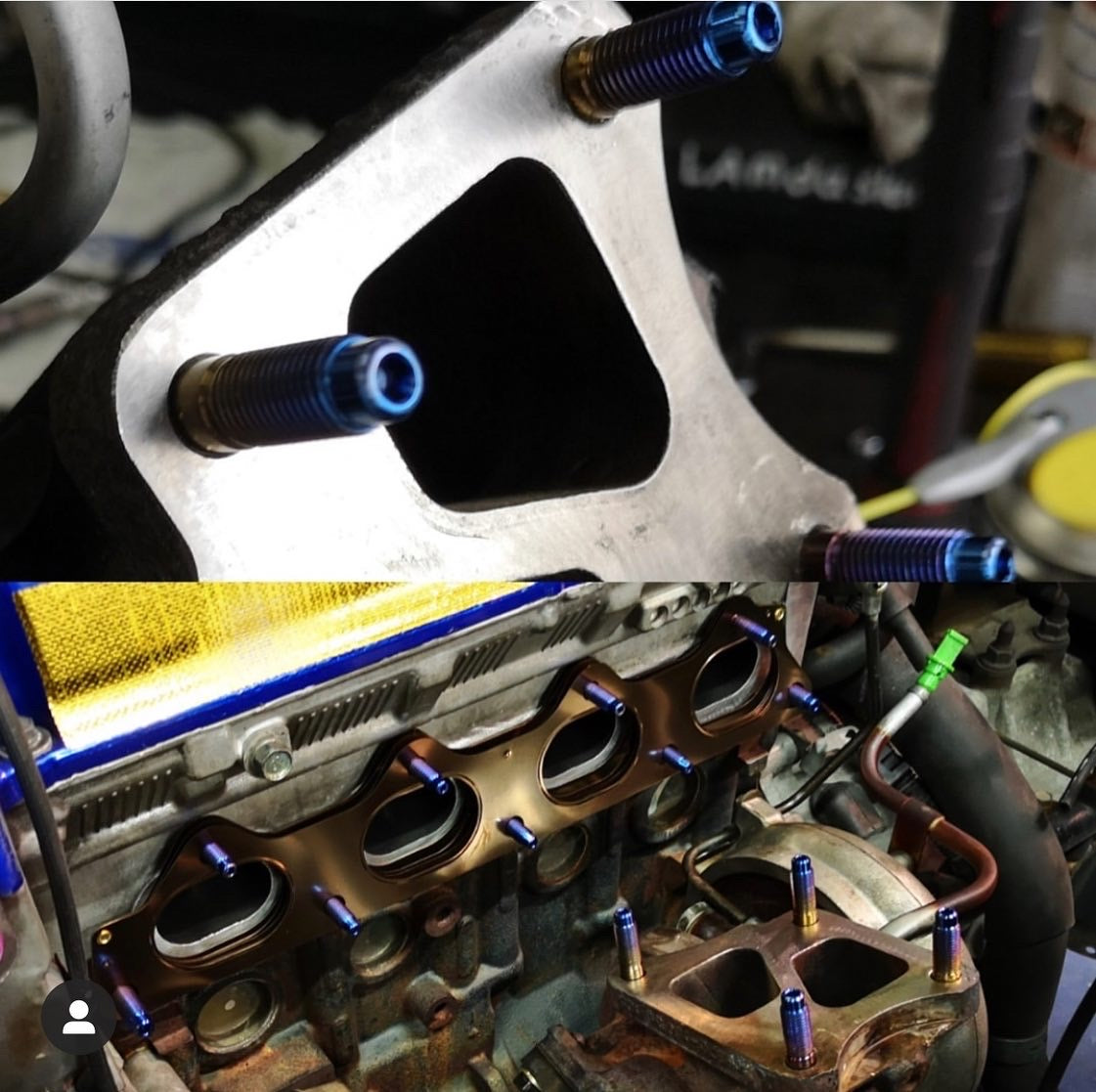 JDC Titanium Exhaust Manifold Stud Kit (Evo 1-9/ 2G DSM) - 6