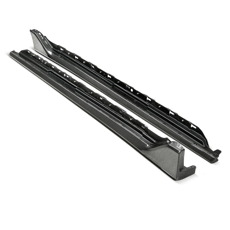 Seibon OEM Carbon Fiber Side Skirts (2017 Honda Civic Type R) - Seibon