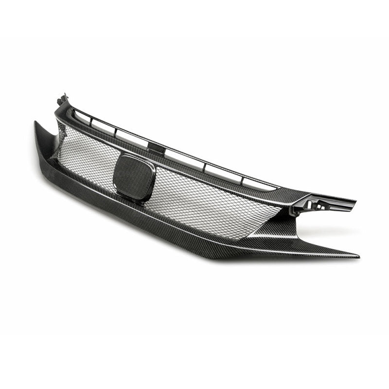Seibon CV - Style Carbon Fiber Front Grill (17 - 21 Honda Civic Type R) - Seibon