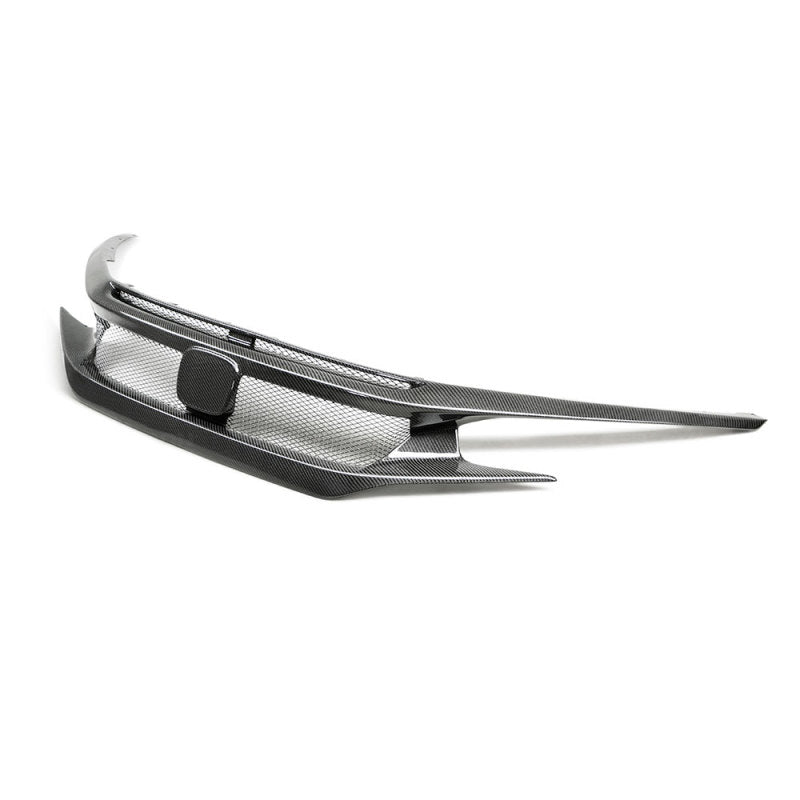 Seibon CV - Style Carbon Fiber Front Grill (17 - 21 Honda Civic Type R) - Seibon