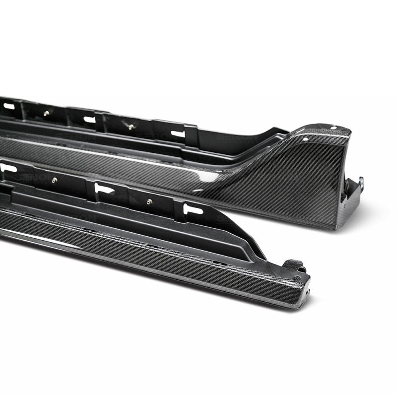 Seibon OEM Carbon Fiber Side Skirts (2017 Honda Civic Type R) - Seibon