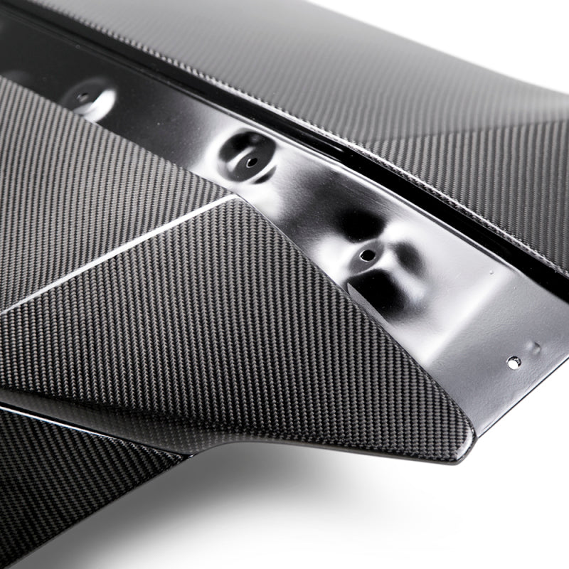 Seibon FC4 Carbon Fiber Gloss Finish Trunk Lid (2016 Honda Civic 2 Door Coupe) - Seibon