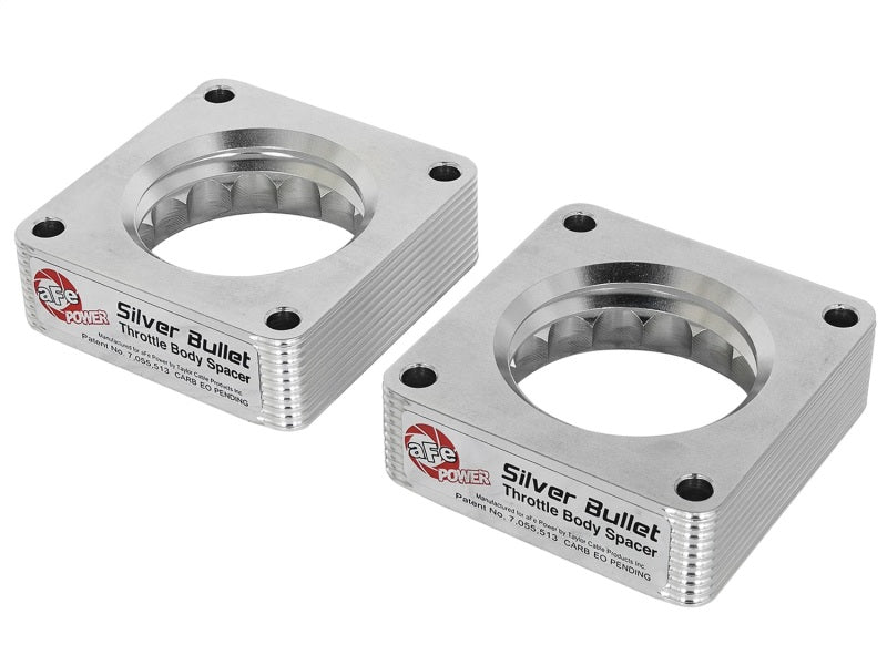 aFe Silver Bullet Throttle Body Spacers (Multiple Nissan/Infiniti Fitments)