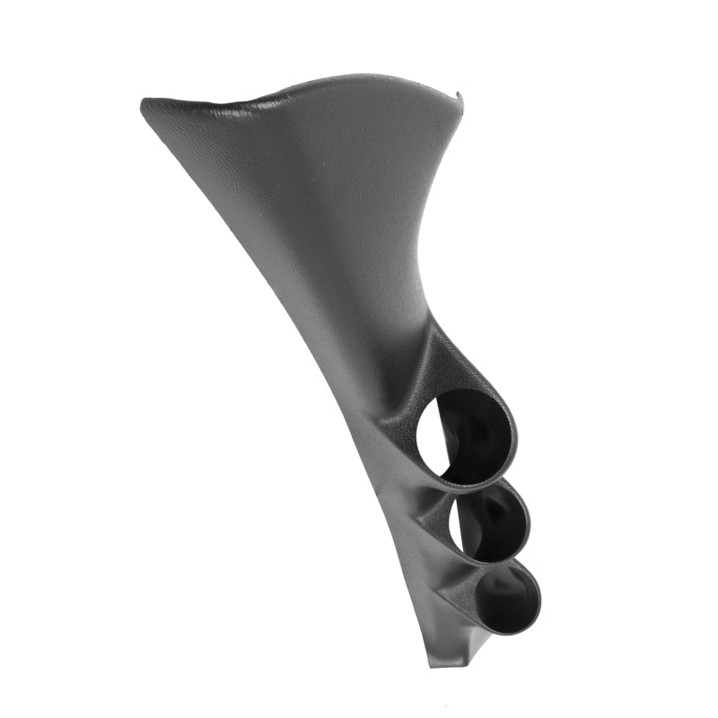 Autometer Black Triple 52mm Pillar Pod (00 - 04 Mitsubishi Eclipse) - AutoMeter