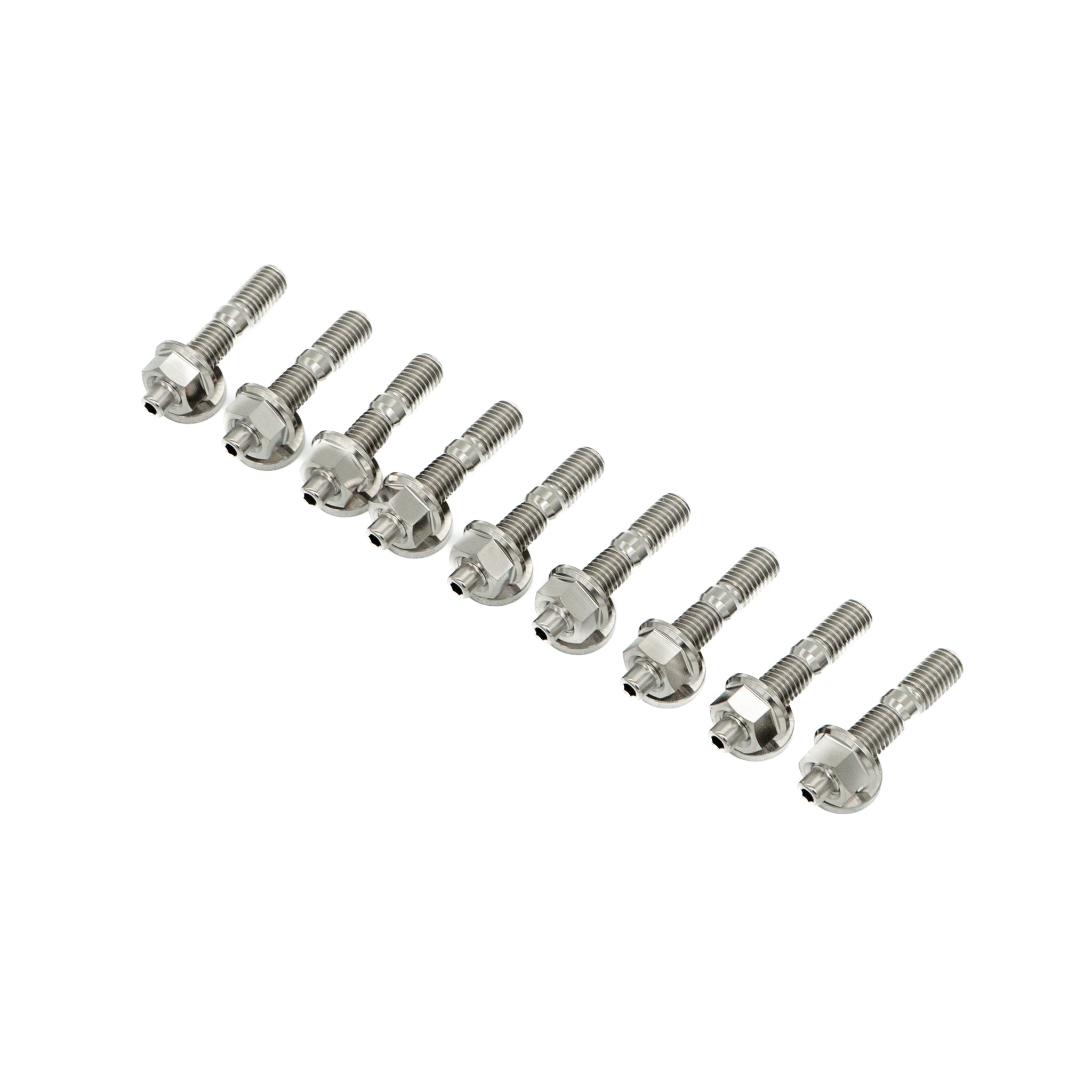 JDC Titanium Exhaust Manifold Stud Kit (Honda/Acura B,D,H,F,J Series Motors) - 4